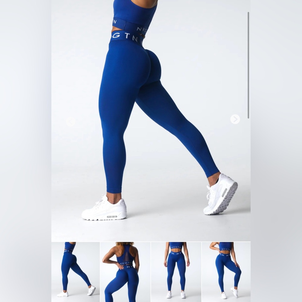 Navy Sport Seamless Leggings